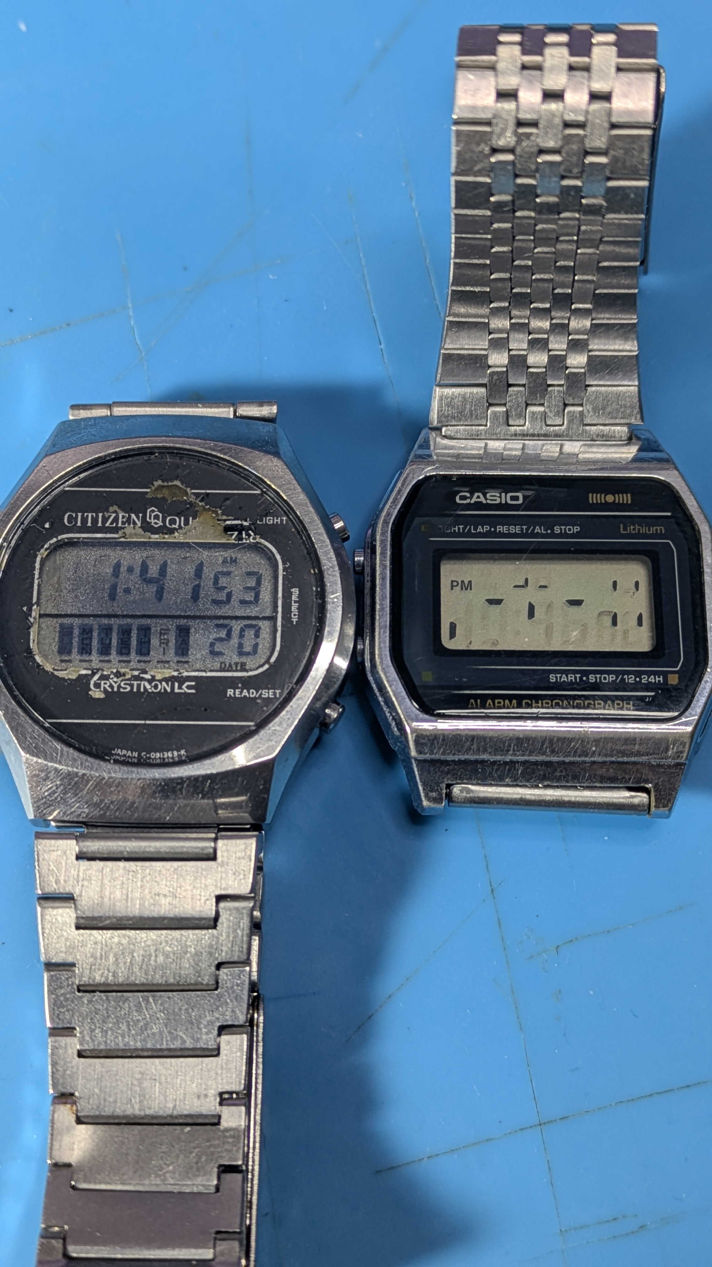 入荷記録：Casio A152（1980s）Citizen CRYSTRON LCつづき