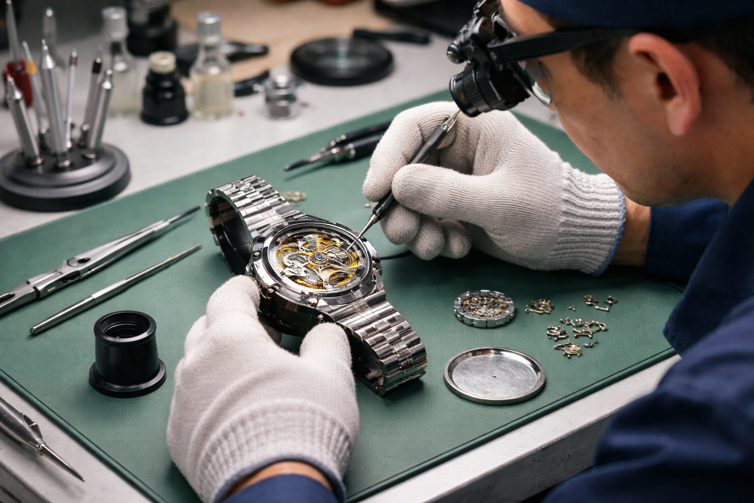 中古時計が商品として出荷されるまで