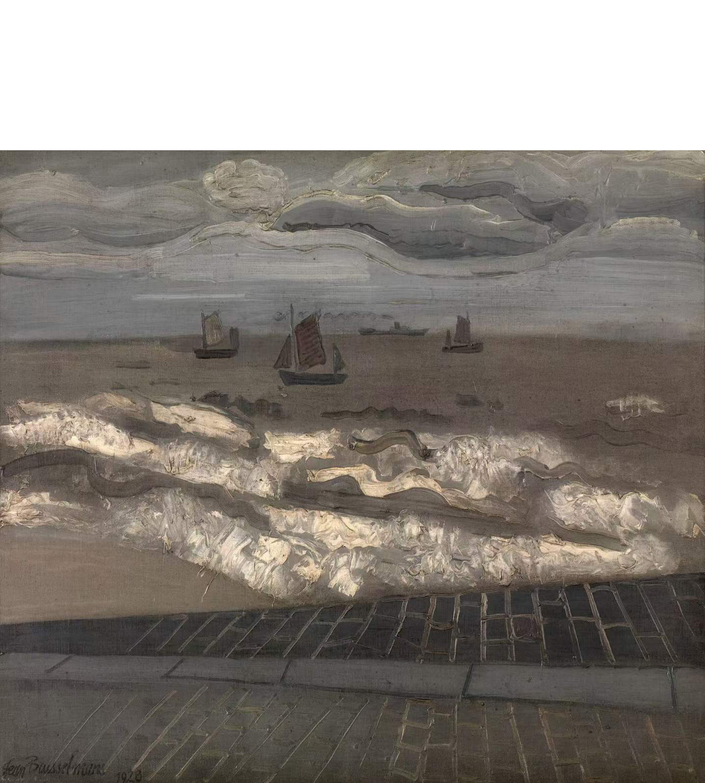 一枚の海の風景画について