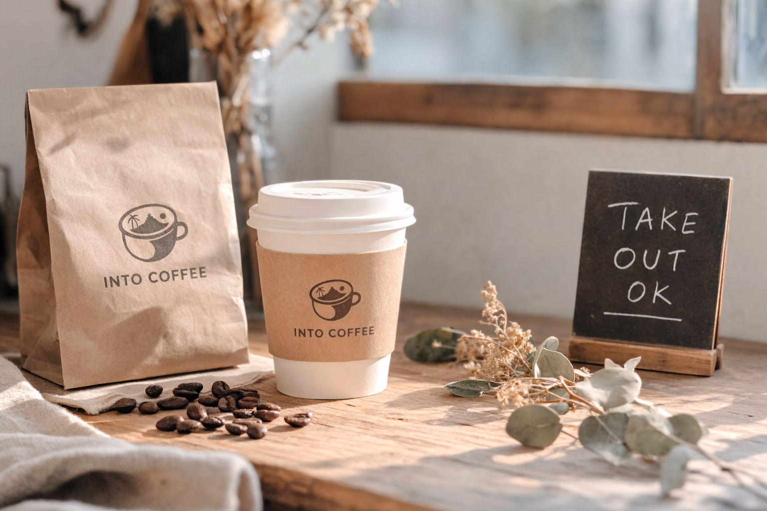 INTO coffeeは、テイクアウトも可能です！