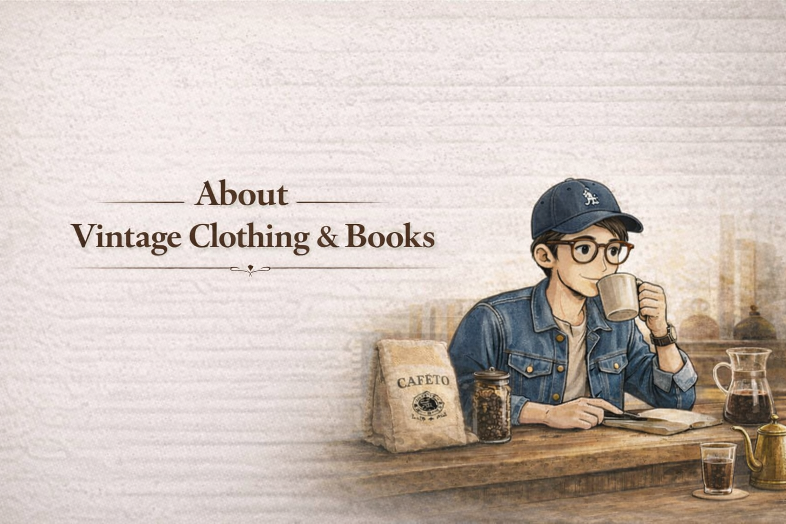 古着と本の販売について