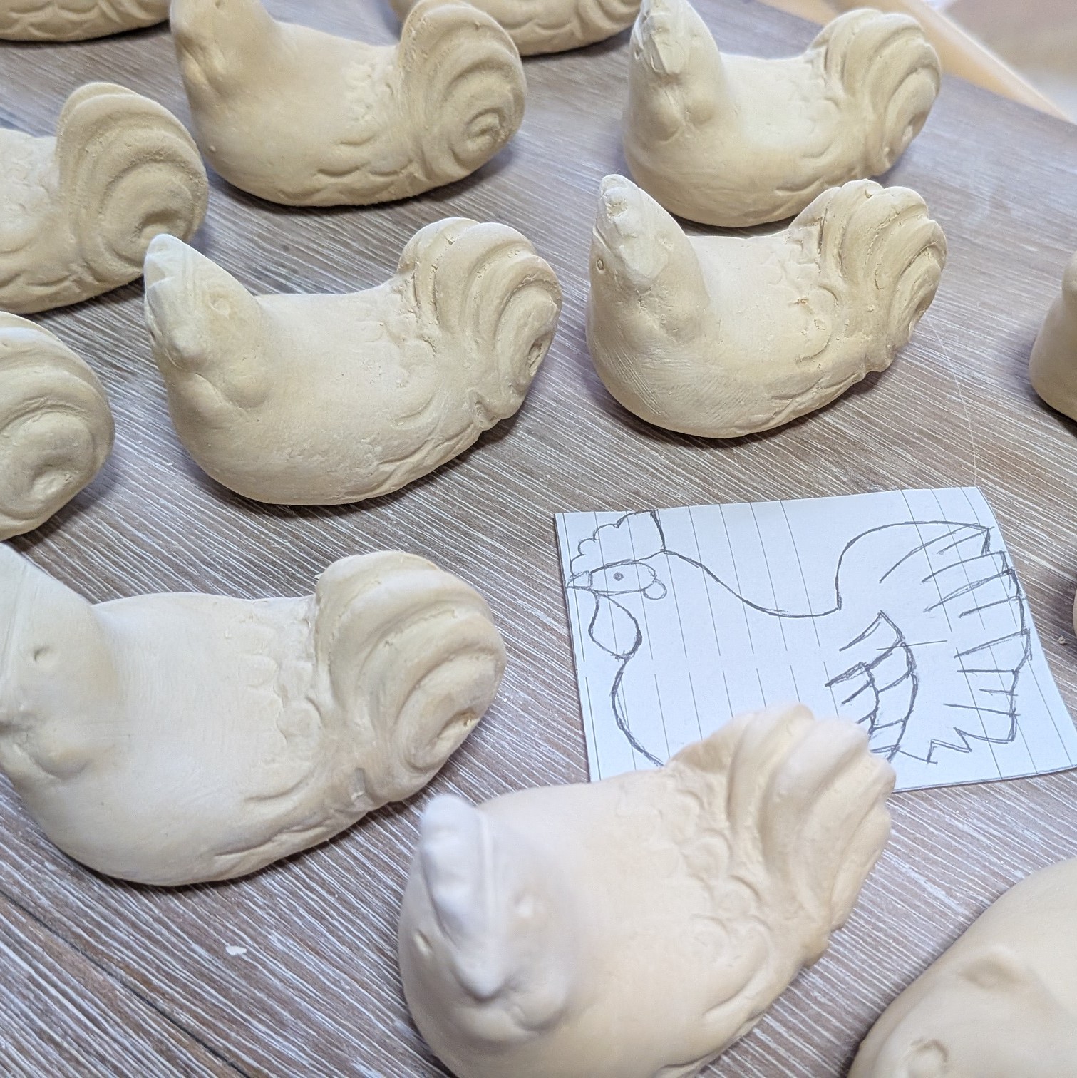 si gu saさんの新作箸置きを制作中です。