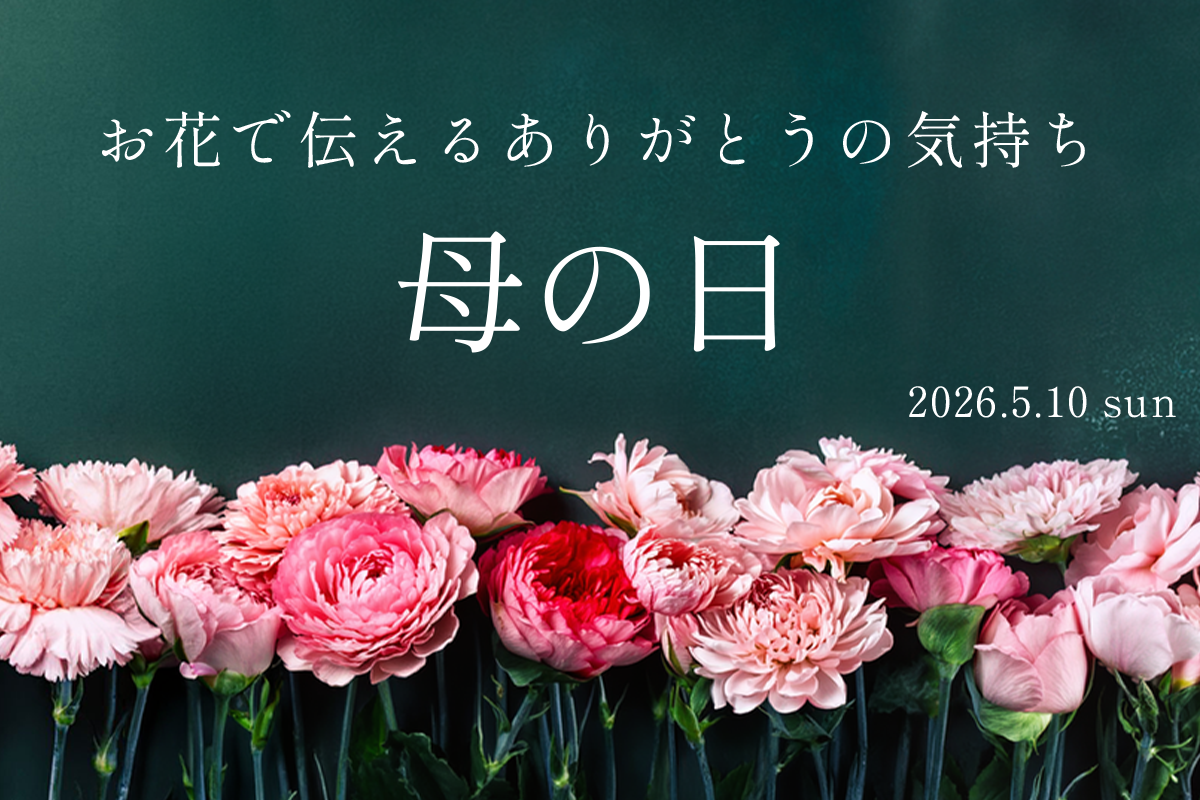 お花で伝えるありがとうの気持ち 母の日