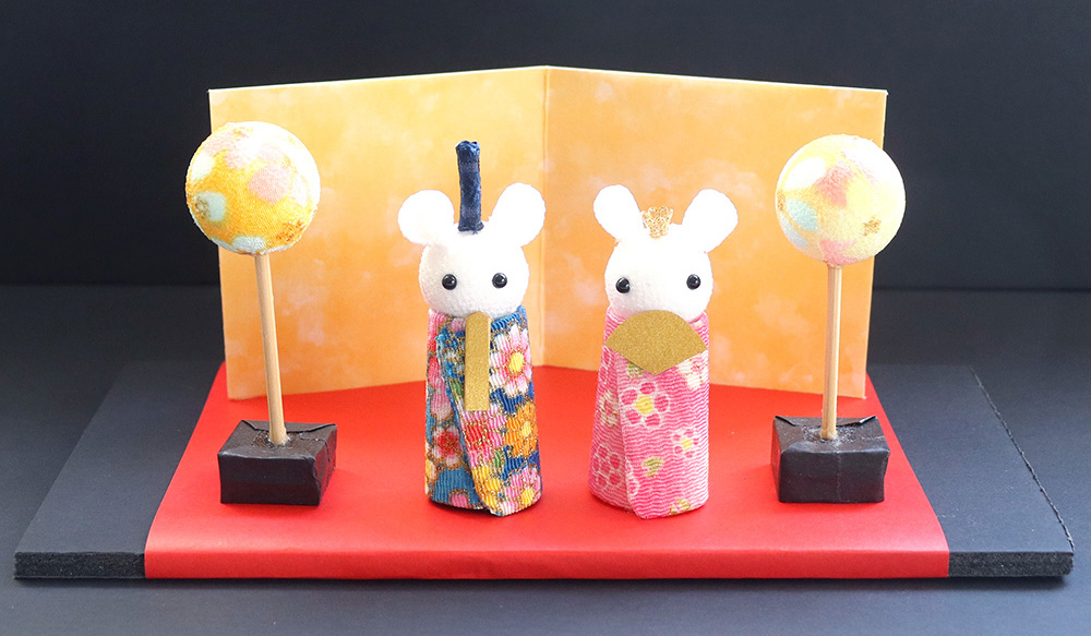 千里阪急　「ひなうさぎ」をつくりましょう！キッズクラブイベント