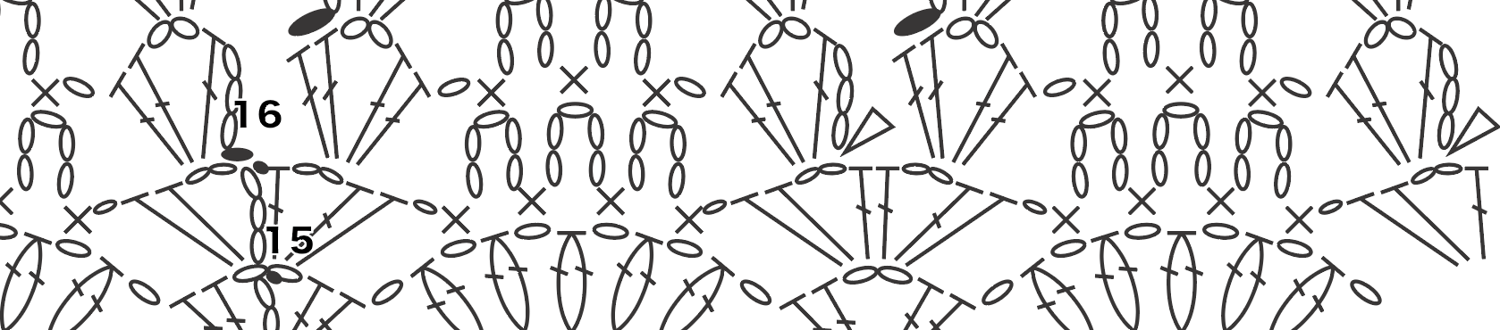 [Pattern]パイナップルのウォーターバッグの編み図の修正について