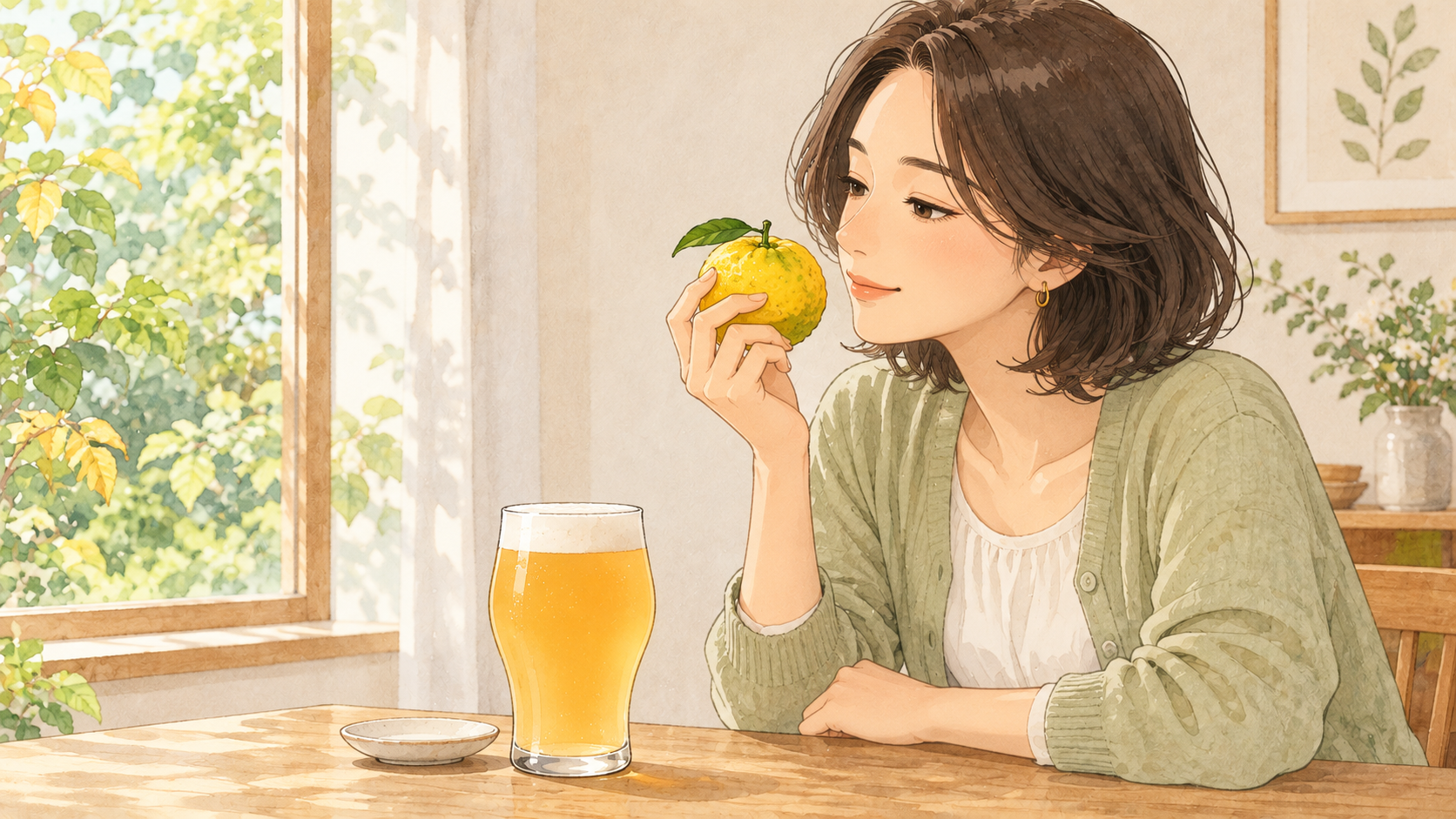 ホワイトビールって、どんなビール？柚子で香る、ひみつビールのお伊勢ちゃん