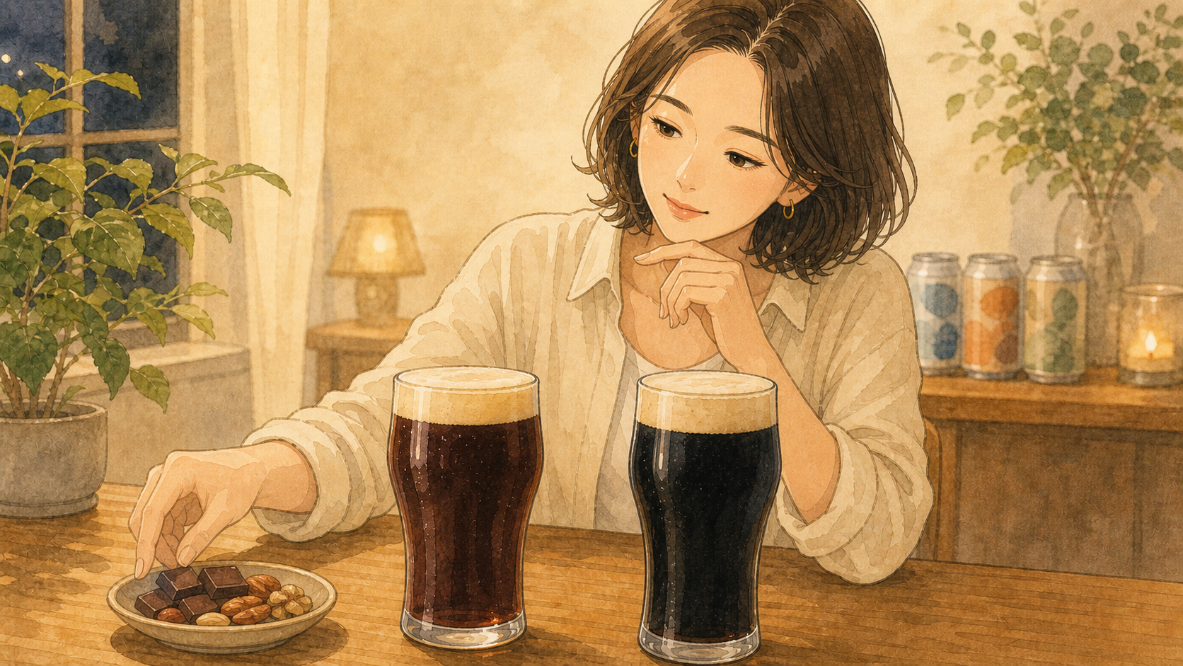 黒ビールが気になる方へ。甘い黒と、しっかり苦い黒のひみつビール2本