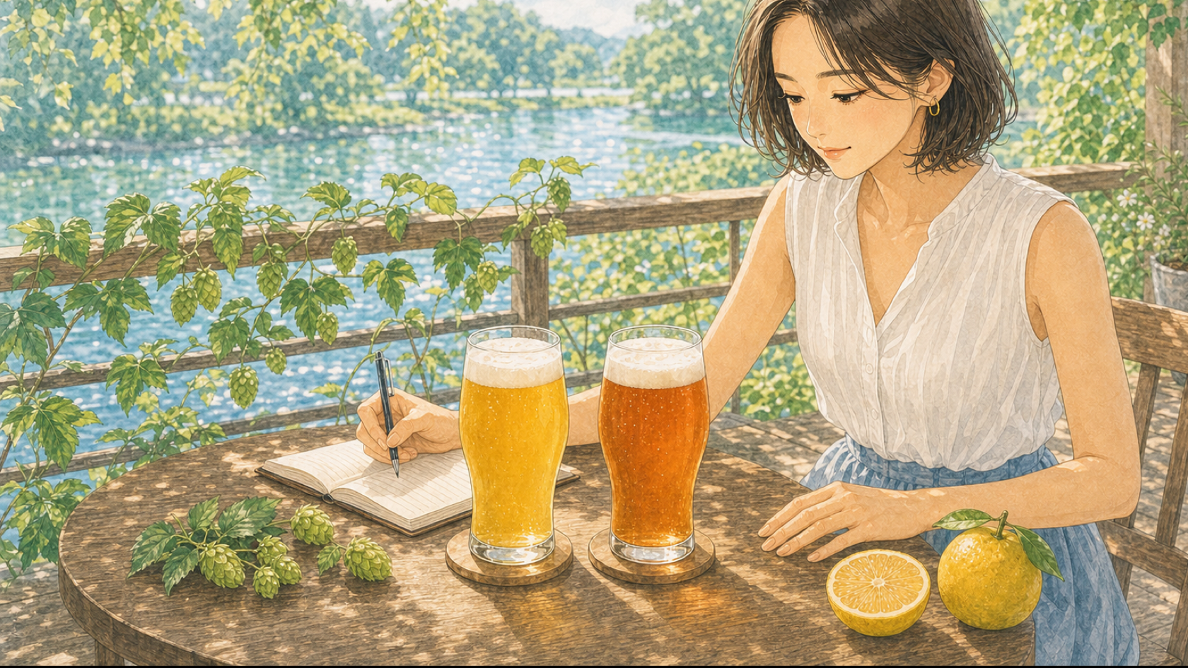 ホップの香りを楽しむなら。らっこにひきとシーマくん、2本の違い