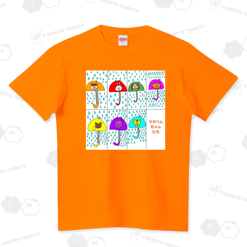 カラフル雨がさTシャツ追加‼️👕