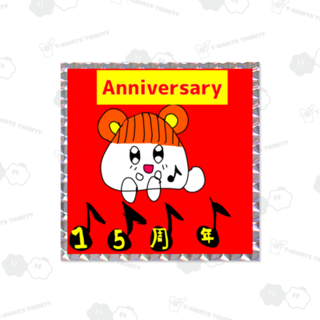 ウタハムちゃん15周年Anniversaryグッズステッカー&雑貨追加