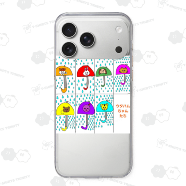 ウタハムちゃんたちが傘になったスマホケース登場‼️