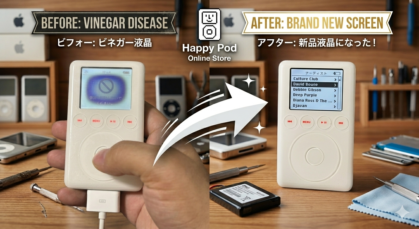 第3世代iPodの宿命「ビネガーシンドローム」と、Happy Podの回答。