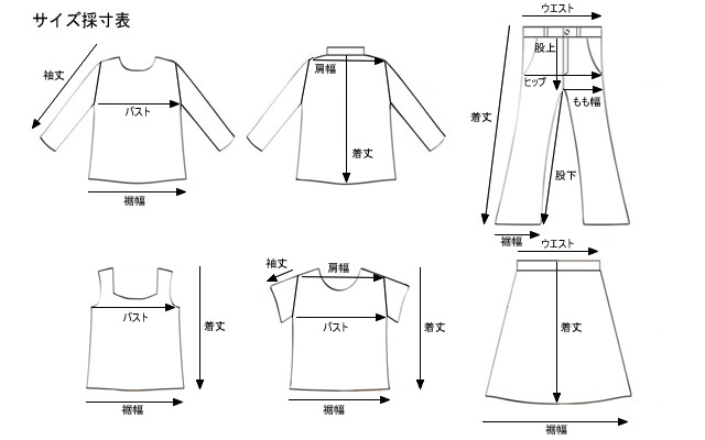 サイズについて