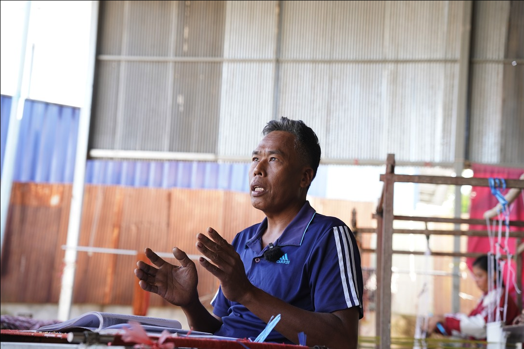 An interview about Cambodian silk kimonos