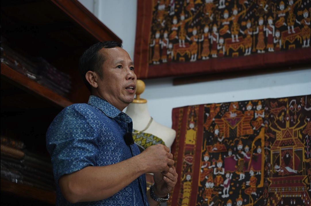 Pidan The sacred silk ikat of Cambodia