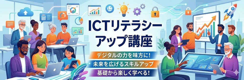 ICTリテラシーアップ講座を始めました。
