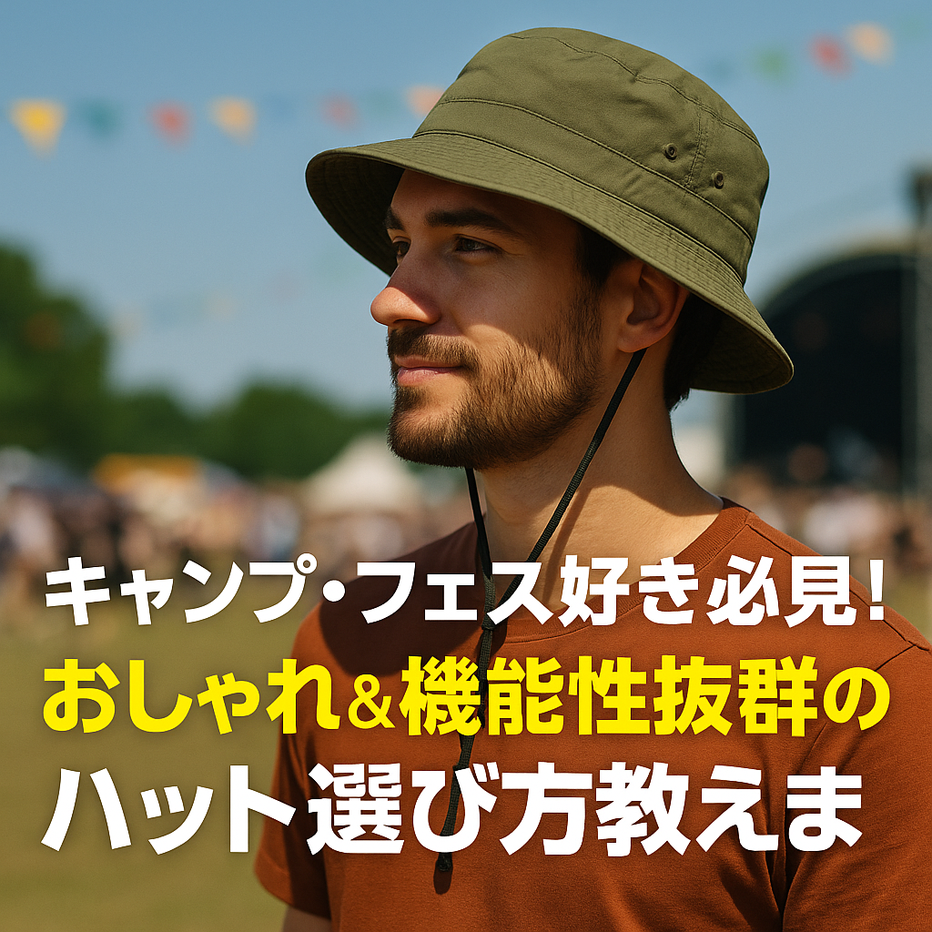 キャンプ・フェス好き必見！おしゃれ＆機能性抜群のハット選び方教えます