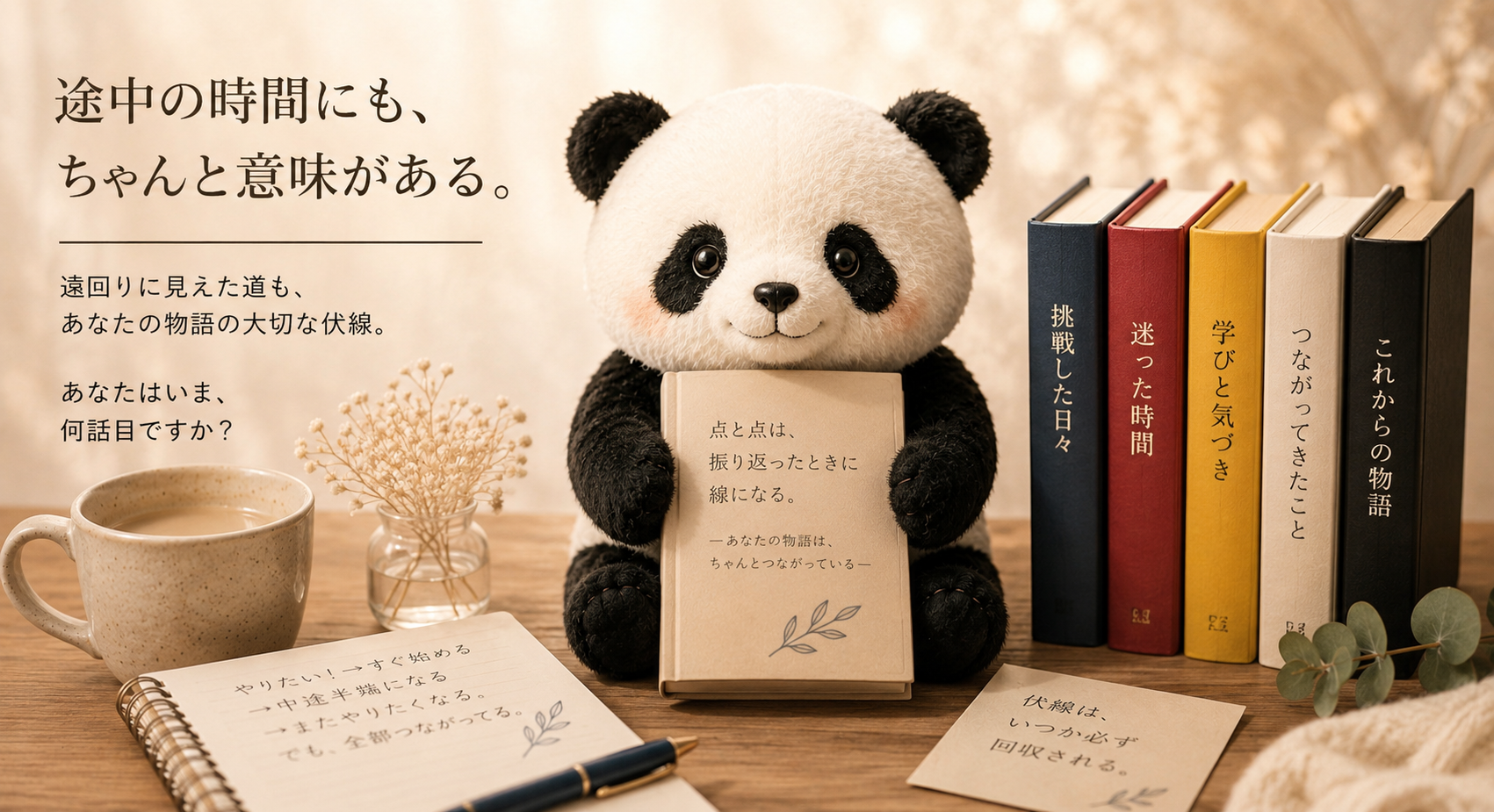 途中の話にも、ちゃんと意味がある。