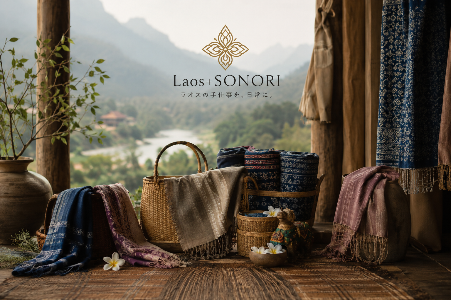 心惹かれる“手仕事の温もり”Laos+SONORIが届けたいもの