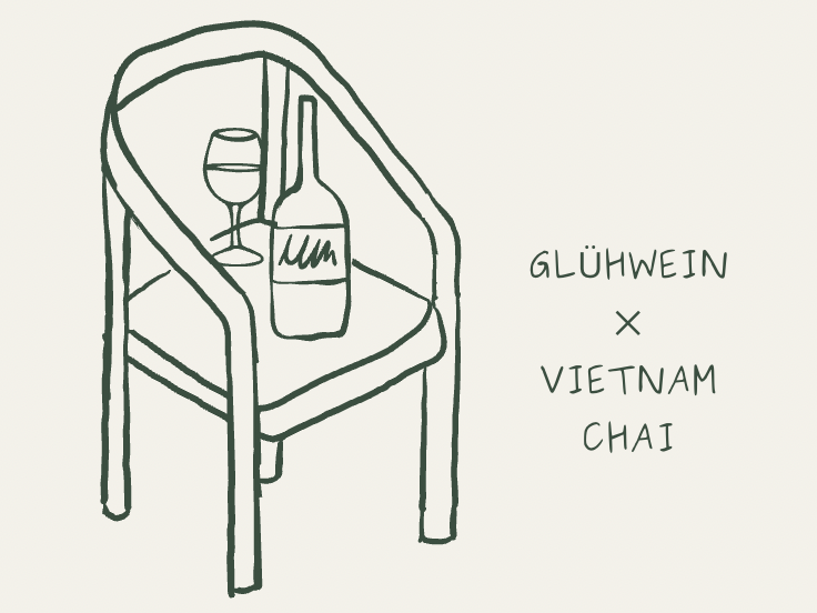 【DRINK】ベトナムチャイシロップで作る、香り豊かな冬のホットワイン（アルコールアレンジ）