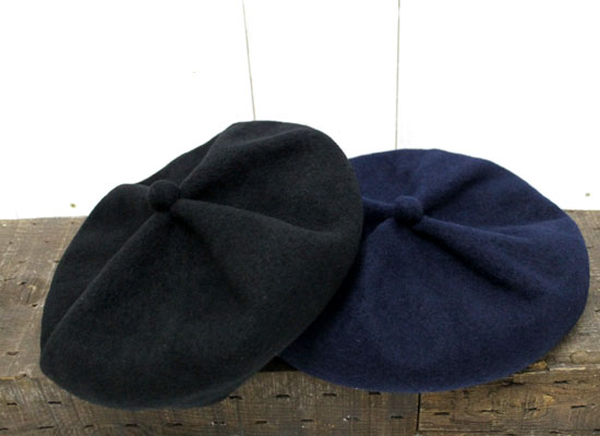 寒い冬でもお洒落に抜かりなし＾＾素敵なウールベレー帽です