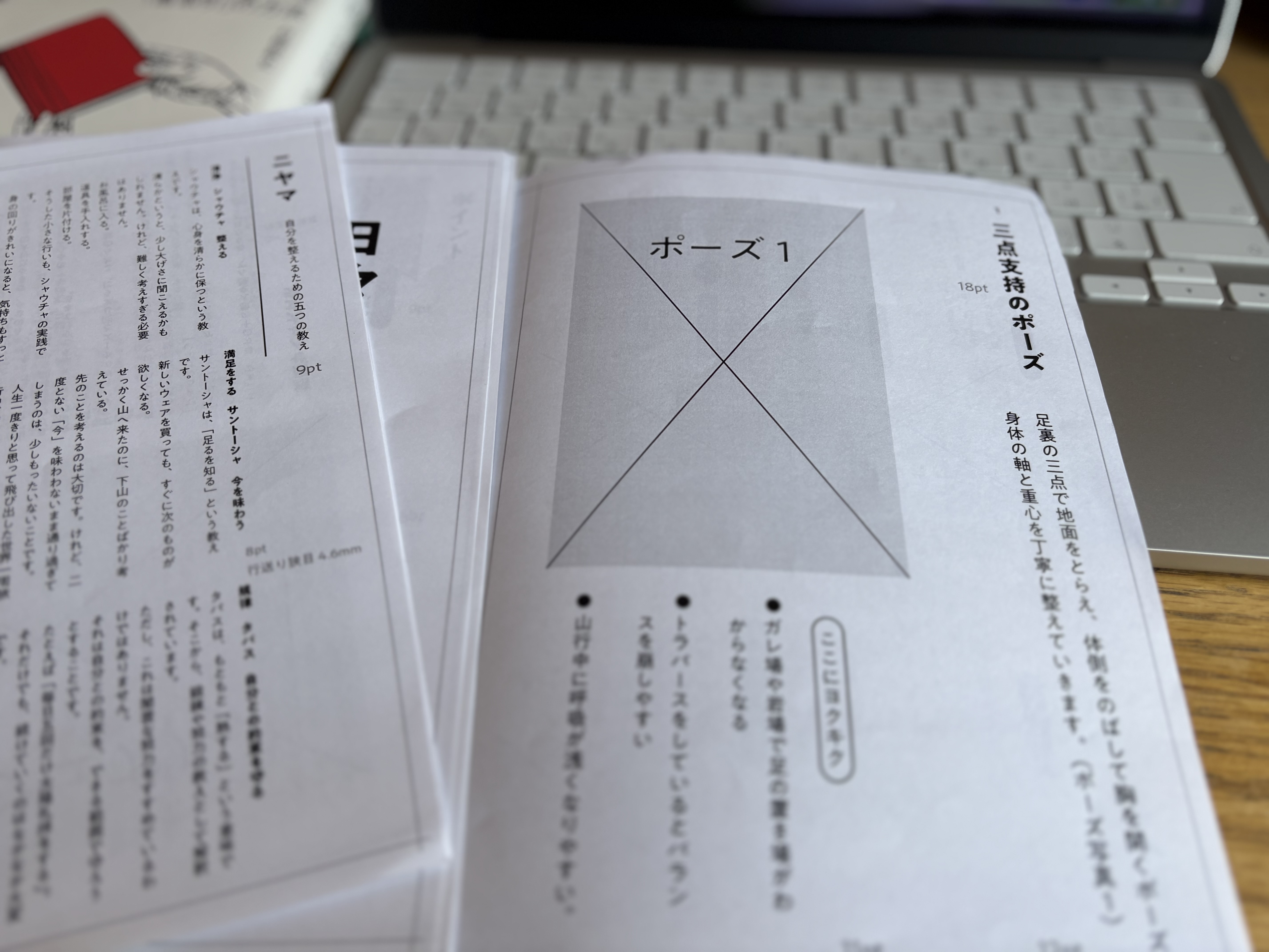 ALPS BOOKS一冊目『ヨクキク山ヨガ』製作中