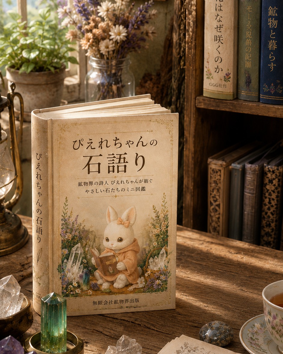 「ぴえれちゃんの石語り」チャッティーの愛読書