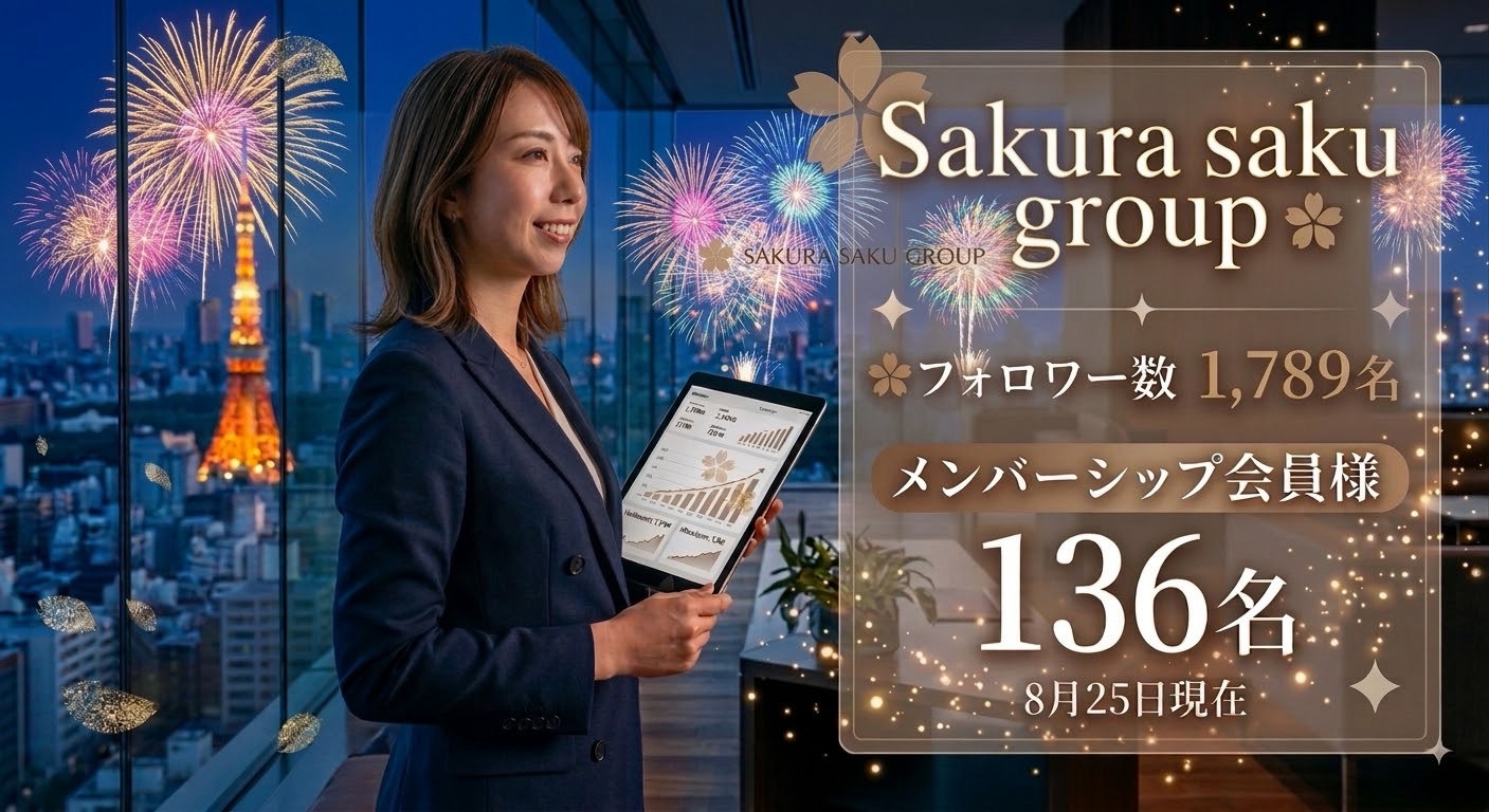📝SAKURAsaku.com メンバーシップ限定 抽選販売スタートしました!