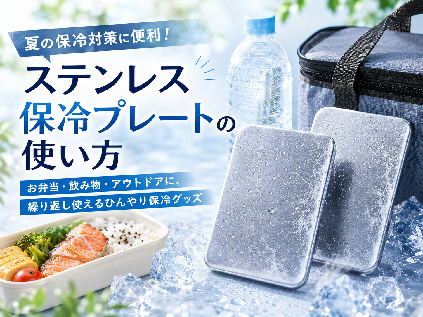 夏の保冷対策に便利!ステンレス保冷プレートの使い方とおすすめシーン