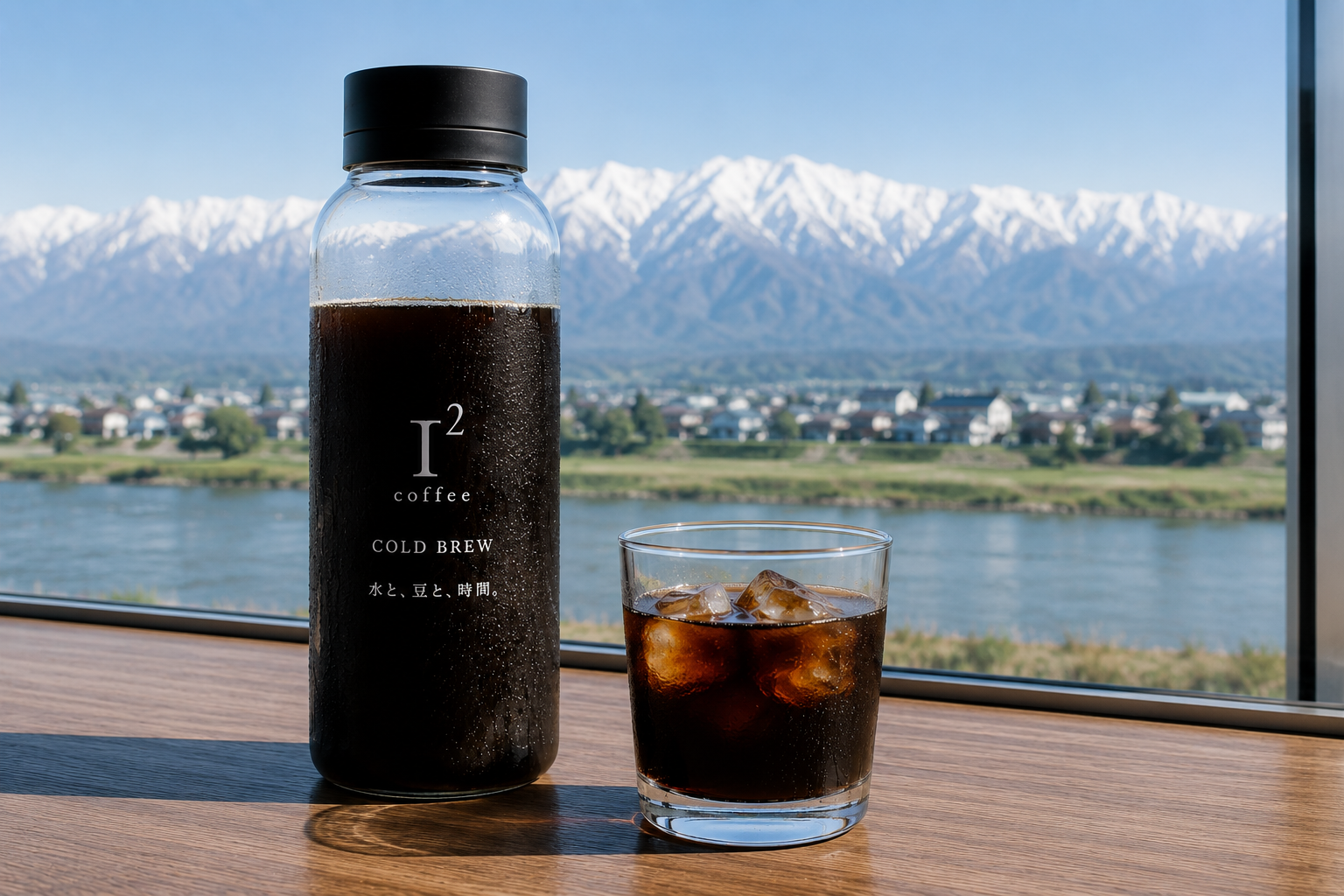 立山の水で珈琲を淹れる
