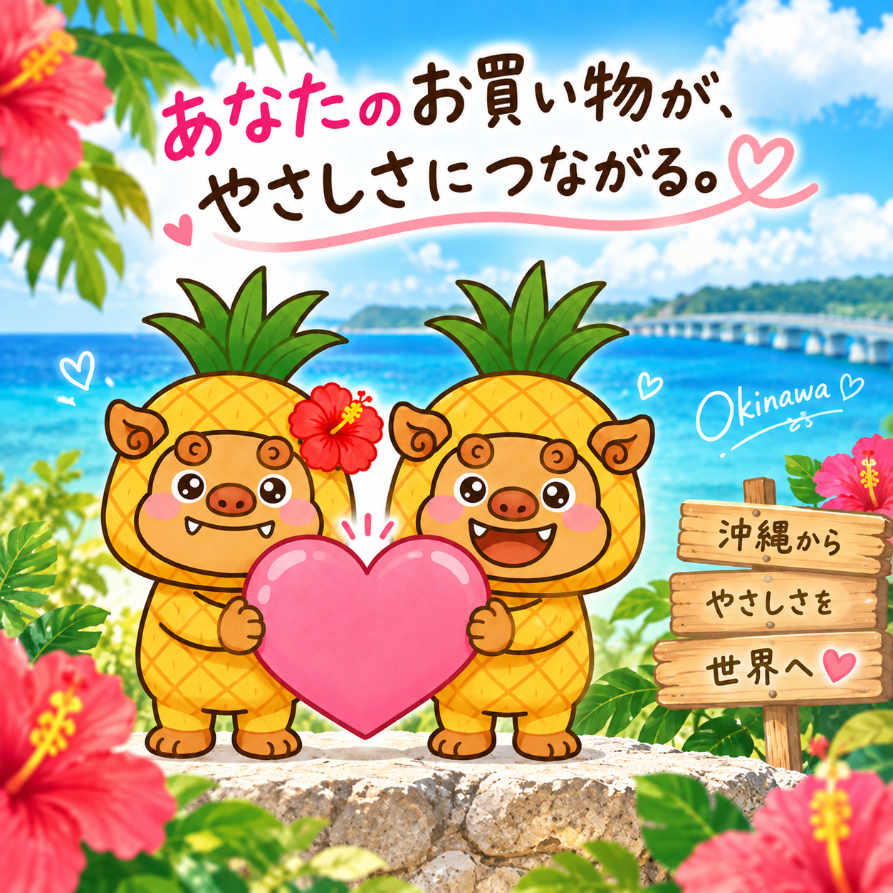 あなたのお買い物が、やさしさにつながる♡
