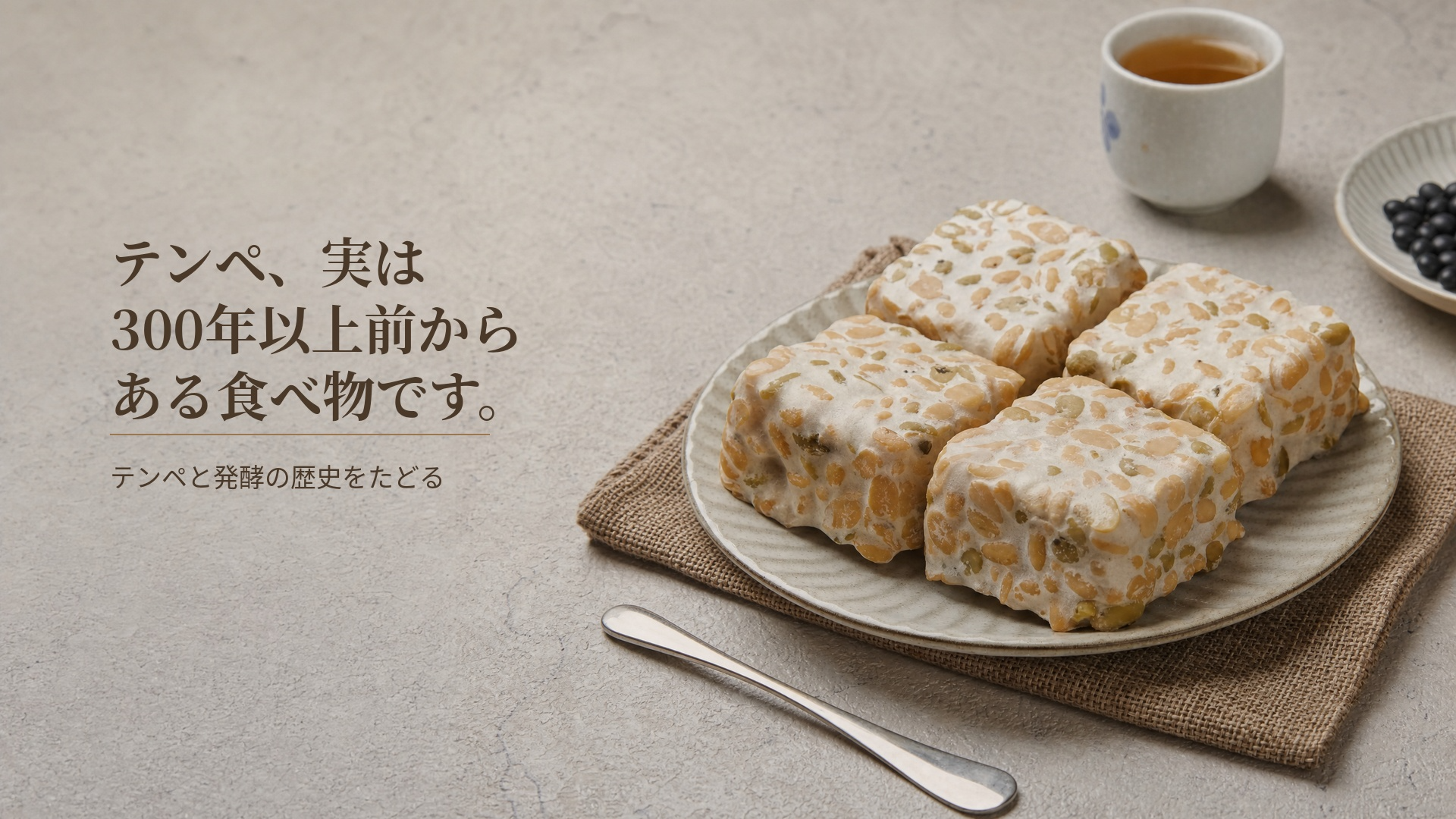 「雲のテンペ」ブランドストーリー|台湾生まれの発酵食品
