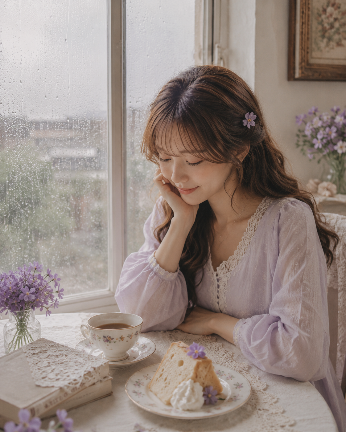 雨の日の午後に楽しむ、米粉シフォンと紅茶|VIOLET Journal 09