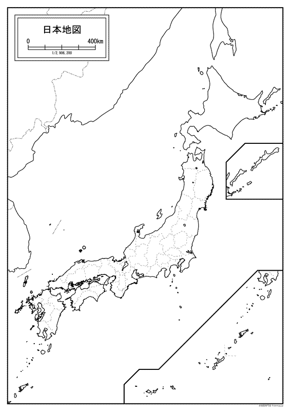 日本地図と日本地図全図の違いについて