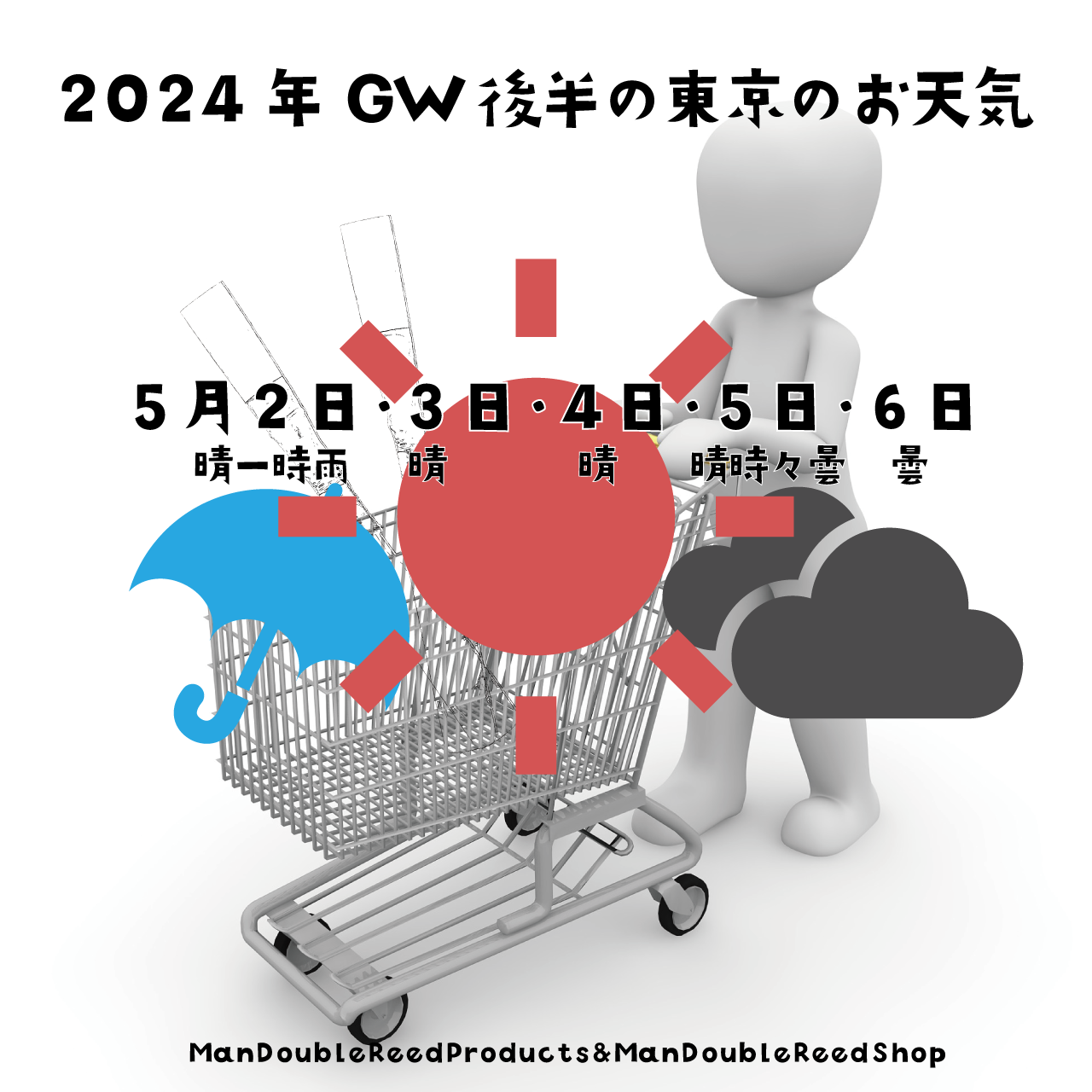 2024年GW後半の天気予報