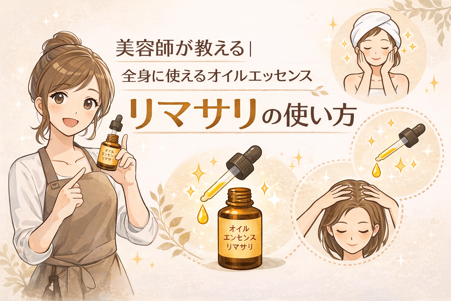 美容師が教える|全身に使えるオイルエッセンス リマサリの使い方と魅力