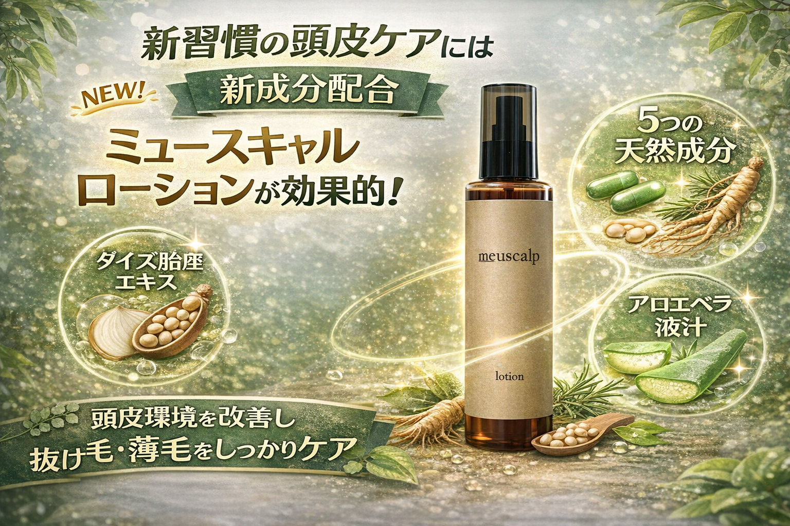 リトルサイエンティスト ミュースキャルプ ローションとは?成分・使い方・注意点まとめ 頭皮がつっぱる