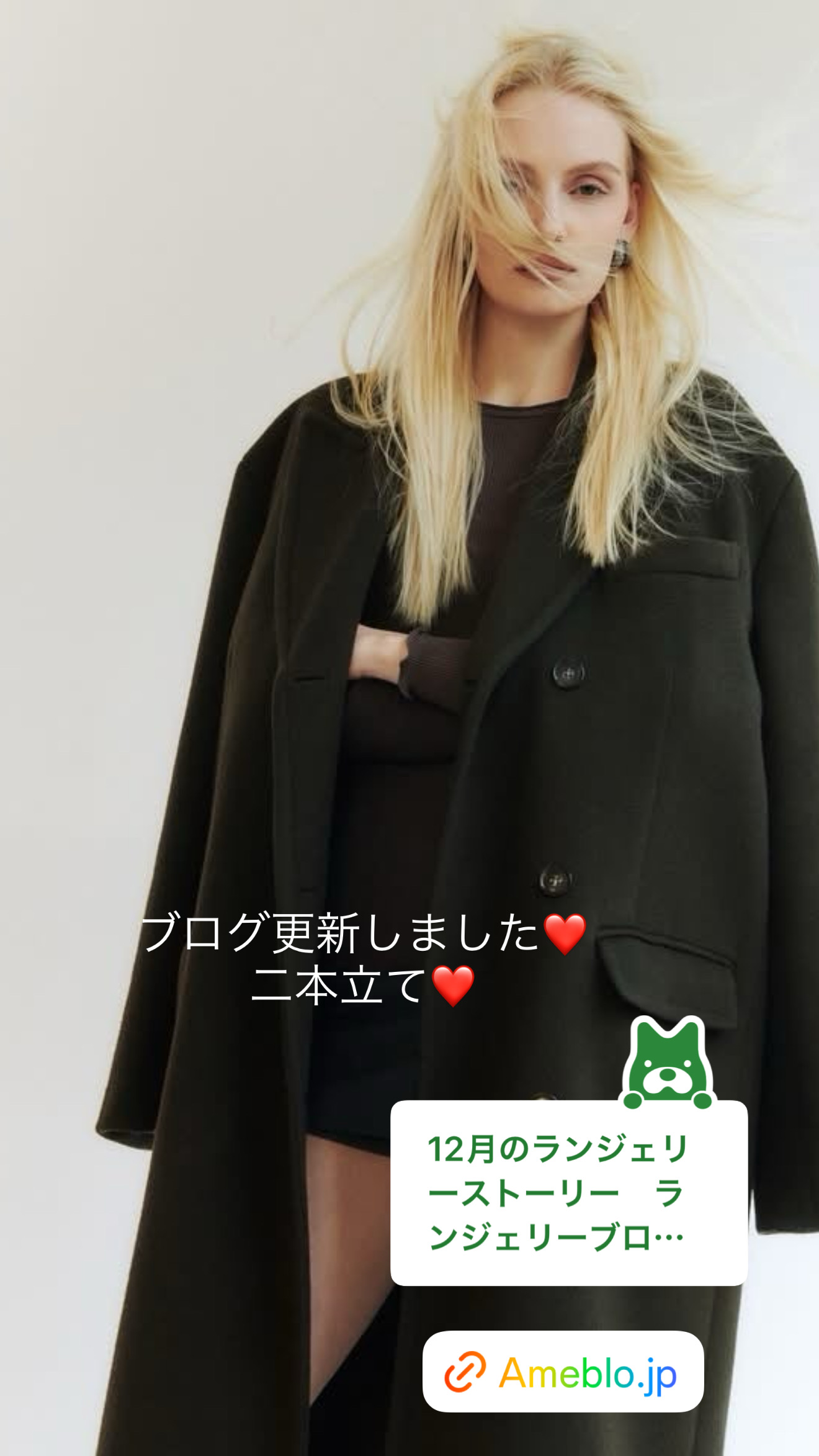 12月のランジェリーショップブログ更新しました♡ランジェリーブログNight二本立て