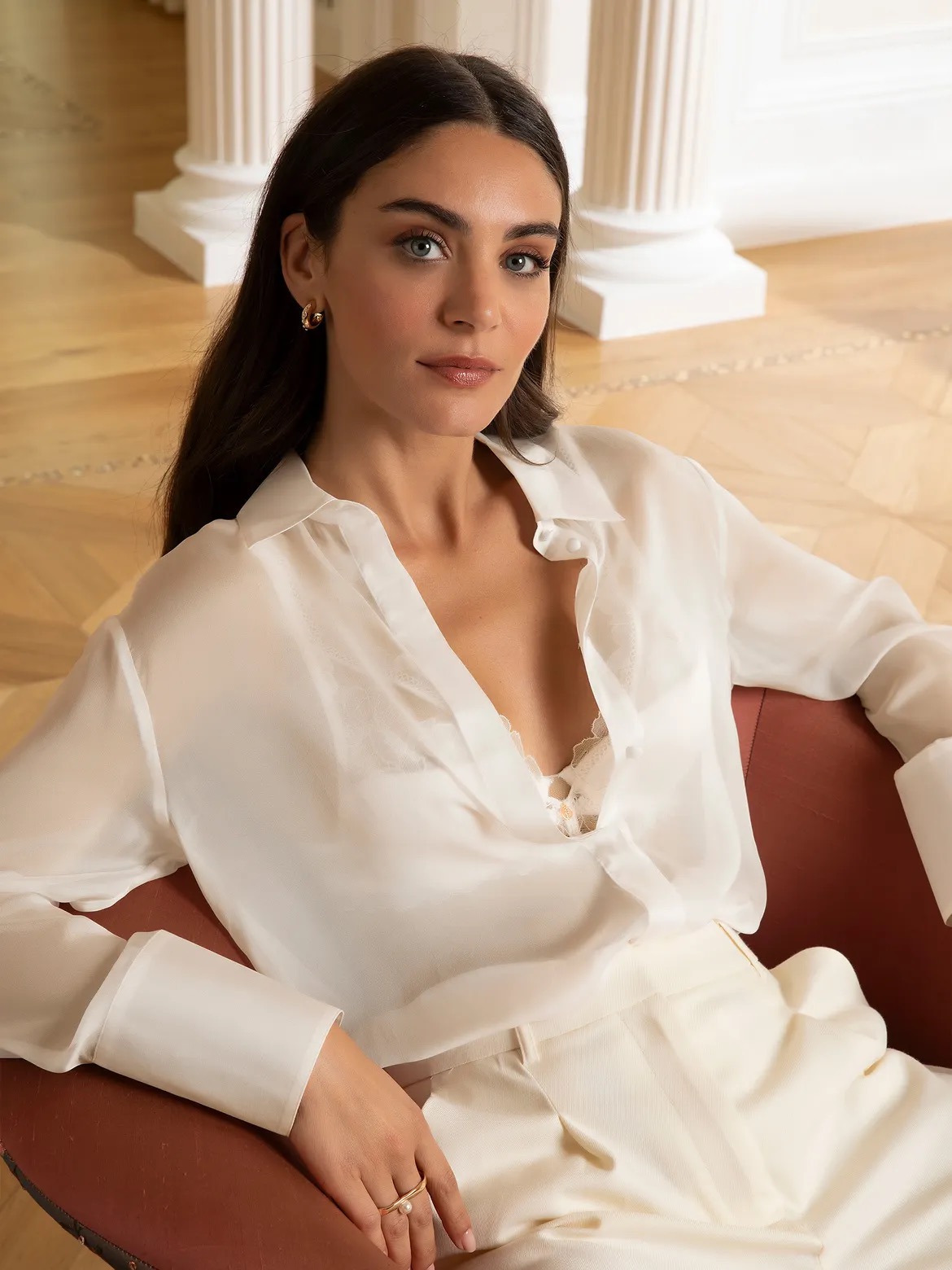 欲望のバリエーション　シルクシャツに新色が届きました🩷リズシャルメルNEW