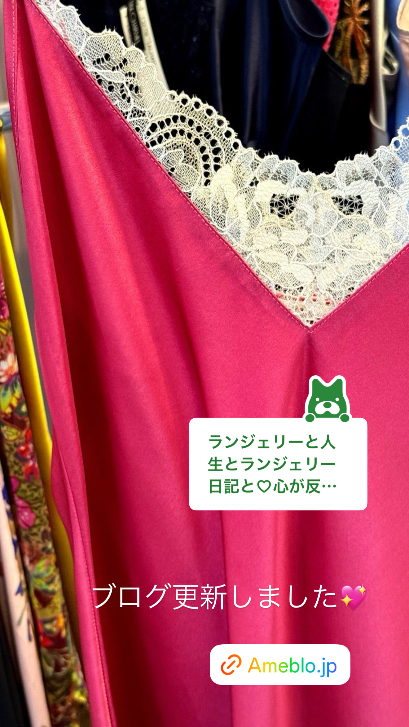 ランジェリー体験は永遠に記憶に残る【ブログ】心を惑わす魅惑のランジェリー