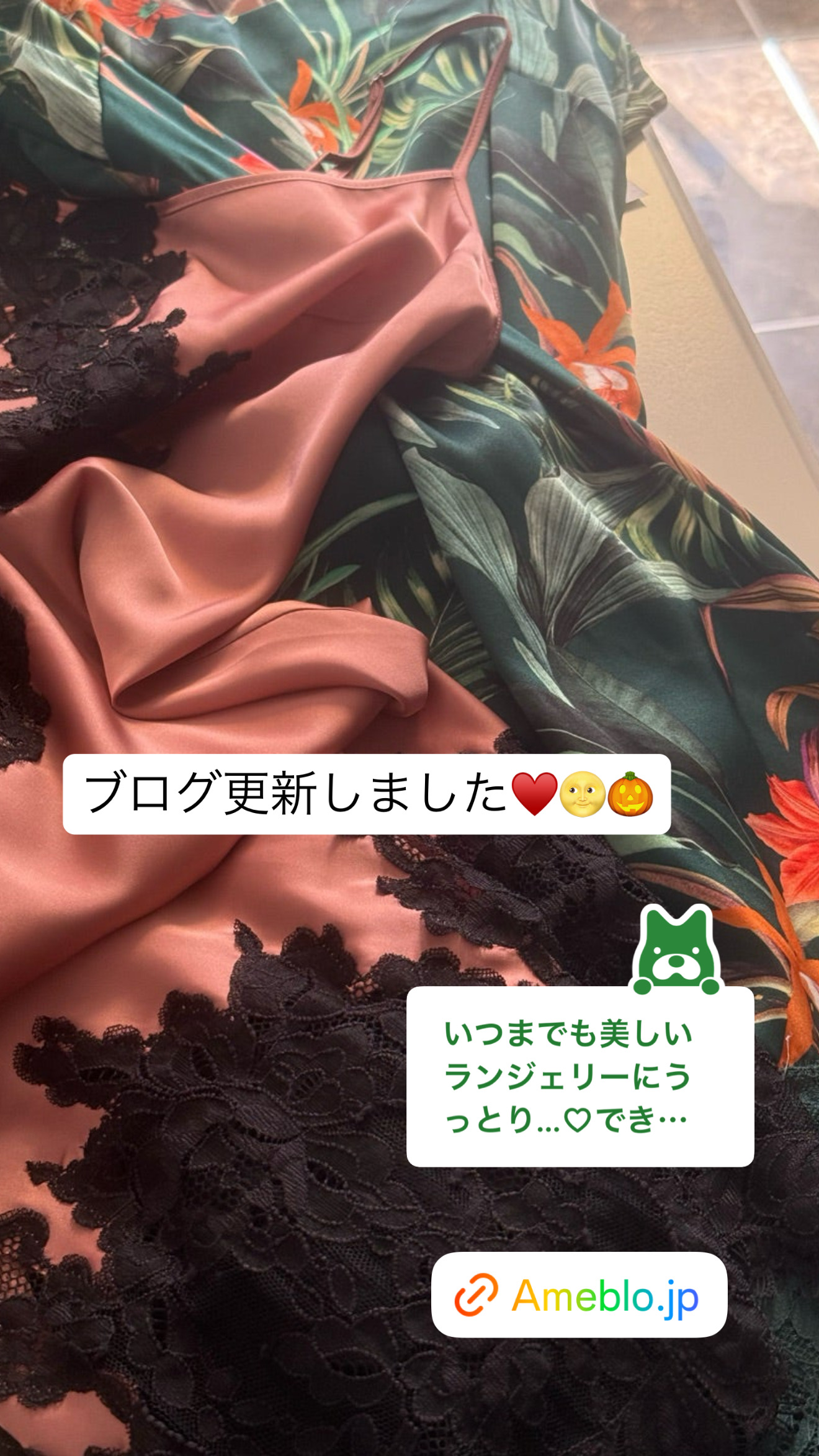 ランジェリー日記【ブログ】更新しました♡