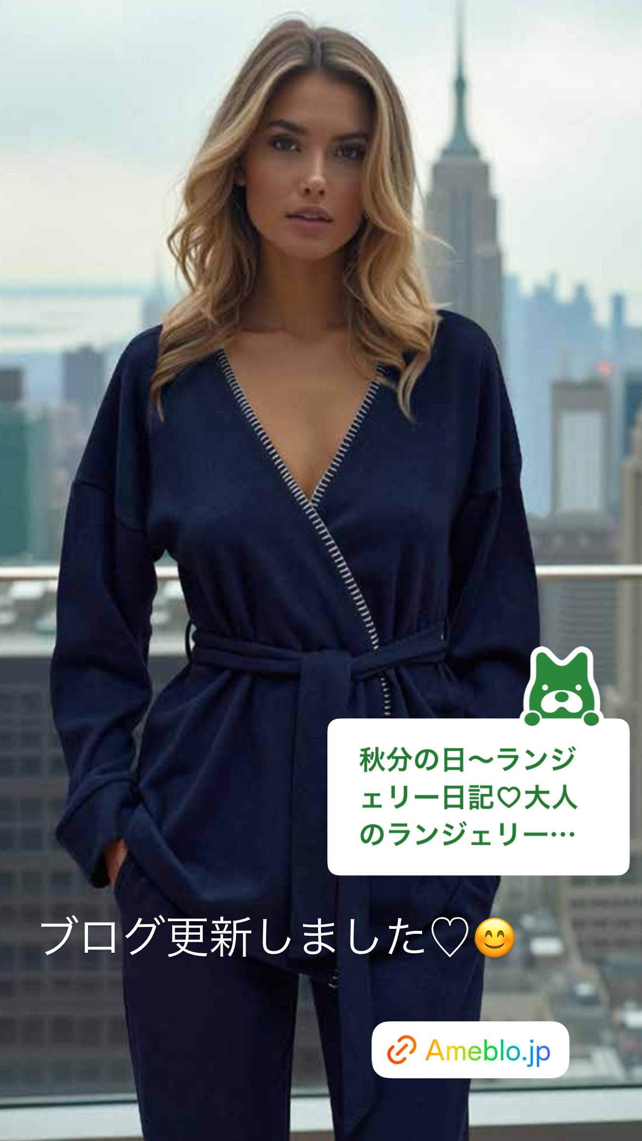 秋をご堪能【ブログ】2025秋冬のランジェリー想像力日記