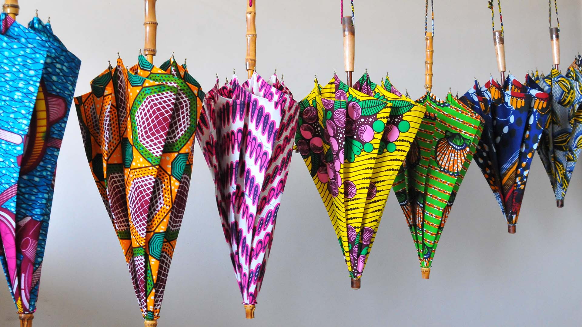BonBonStoreの傘とアフリカンファブリック展