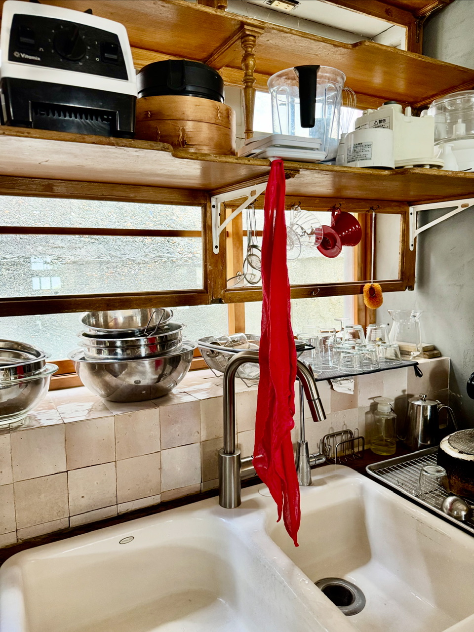 キッチンにて♪