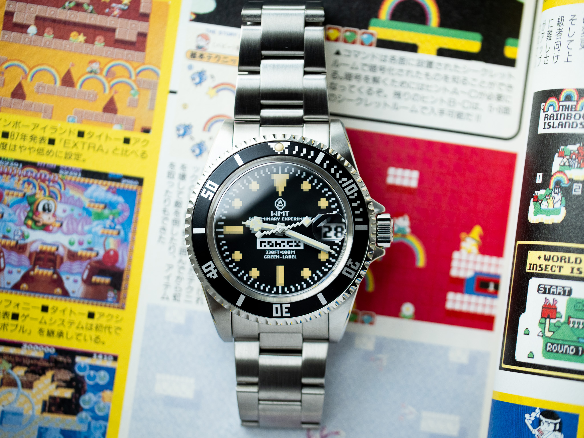 GREEN LABEL ピクセルモデルから、伝説のダイバーズをフューチャーしたモデルが登場