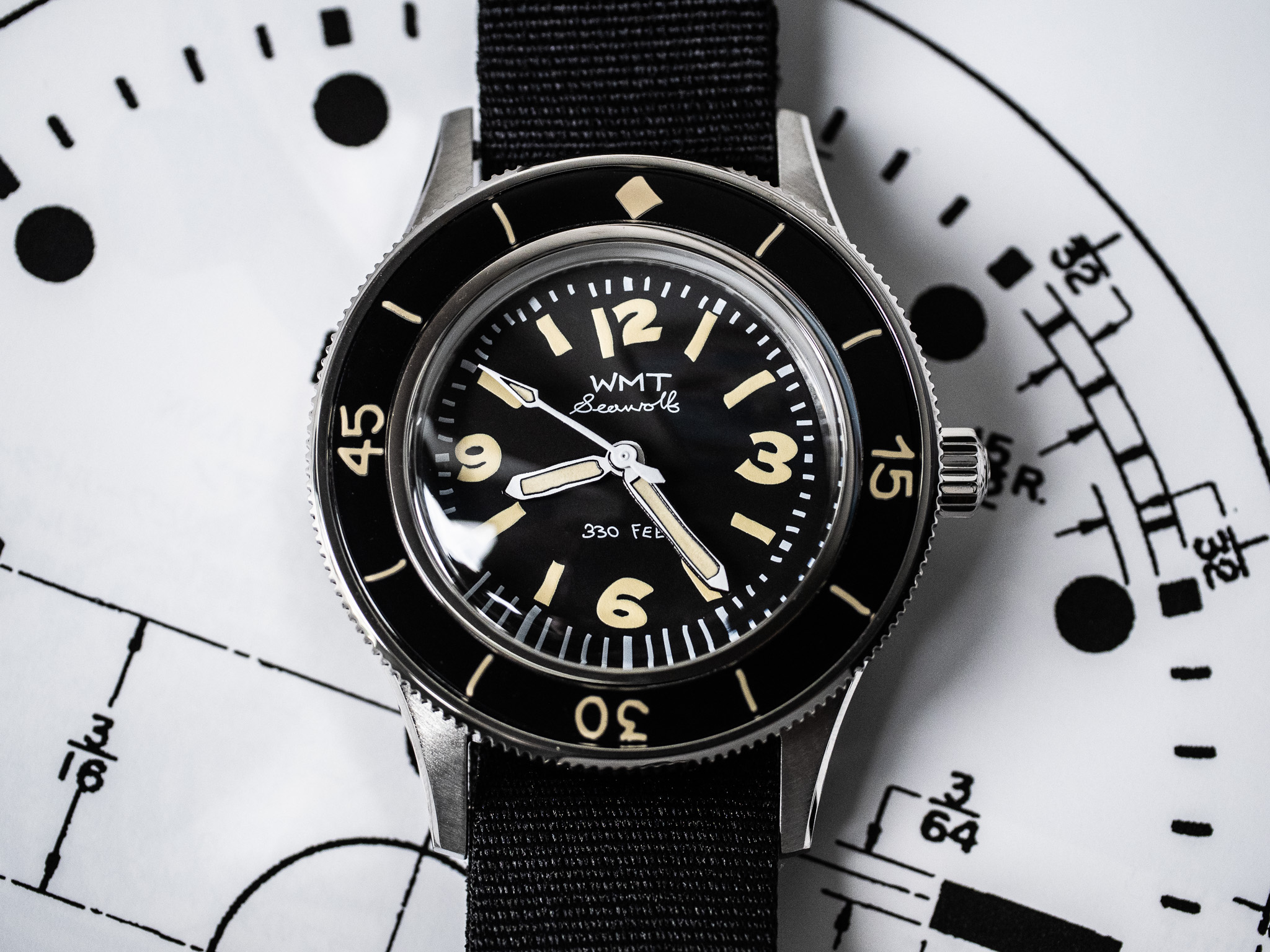 1950年代のミリタリーダイバーウォッチが、Gravin.Yのアートにより蘇りました
