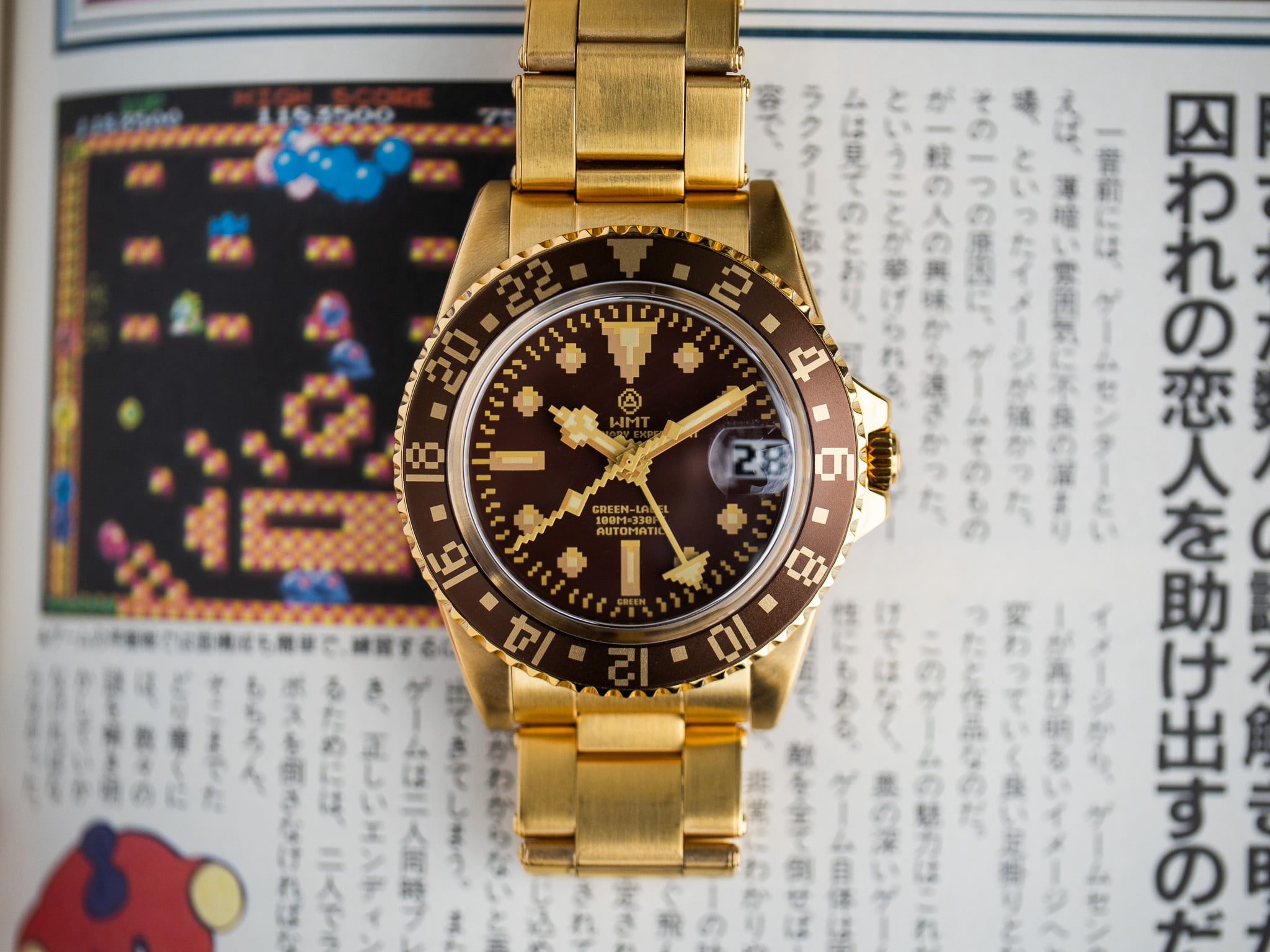 GREEN LABELピクセル Sanford MKⅡにフルゴールドプレートモデルが登場です