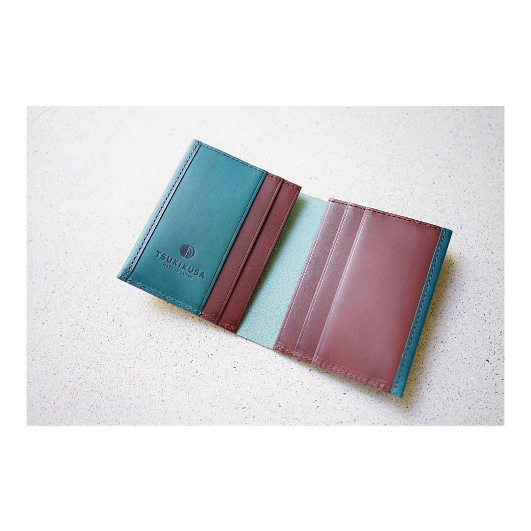 〈カラーオーダー〉  コンパクト二つ折り財布（小銭入れなし）