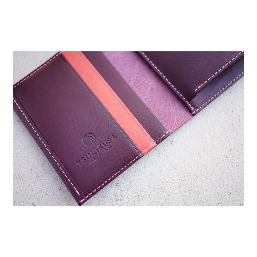 〈カラーオーダー〉 コンパクト二つ折り財布（小銭入れ付き）