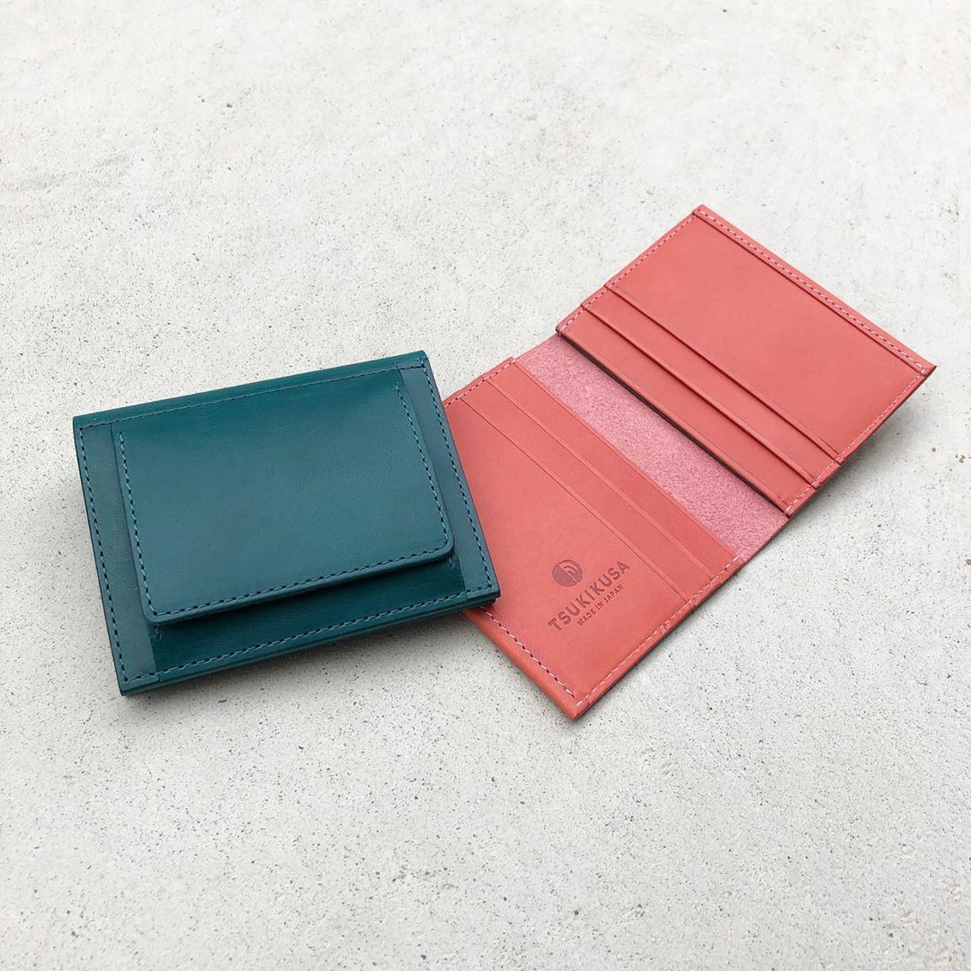 〈新作〉 コンパクト二つ折り財布（小銭入れ外付き）